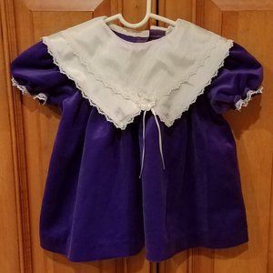 Baby's Velvety Dress